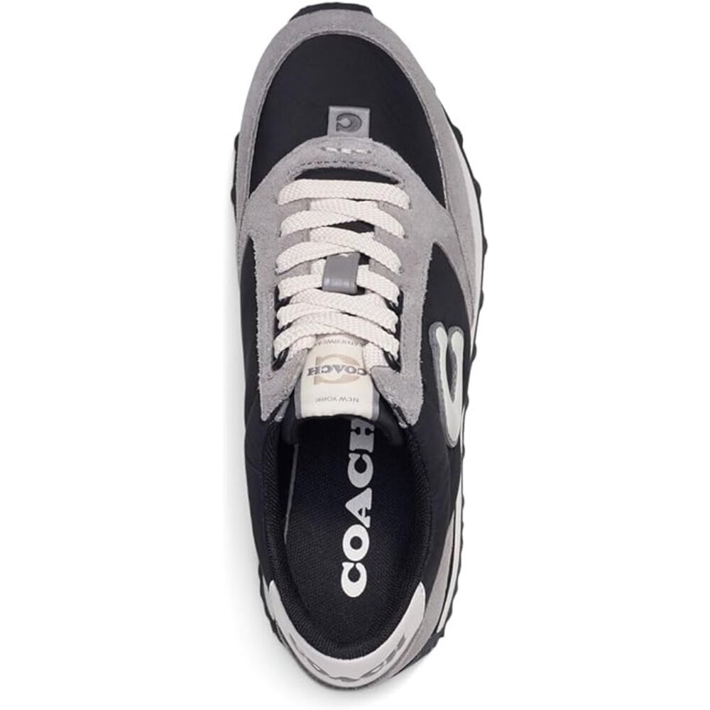 Coach Runner Sneaker Black Chalk Size 8.5